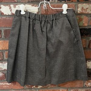 J. Crew Black and Gold Skirt